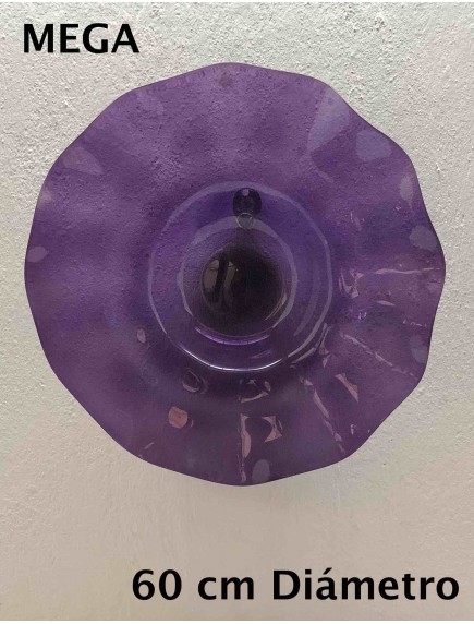 Plato Pared  MEGA Morado